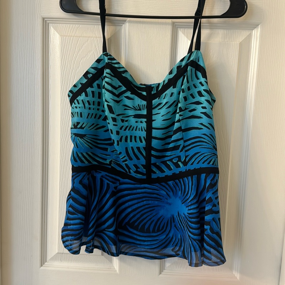 Blue summer blouse